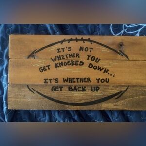 Inspirational Wooden Wall Art 14” x 7.5”